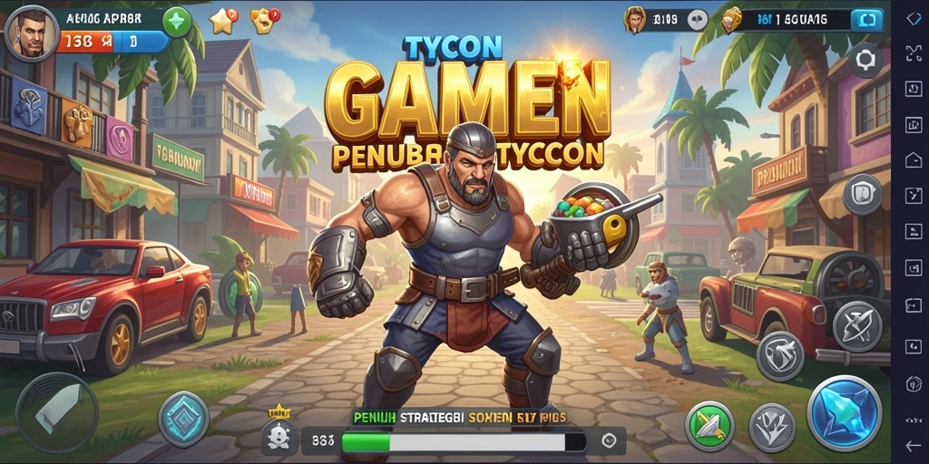 Tampilan gameplay menarik dari API288 dengan strategi bisnis yang mendebarkan.