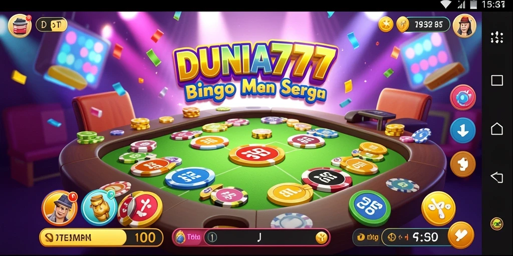 Tampilan gameplay DUNIA777 yang menarik dan interaktif.
