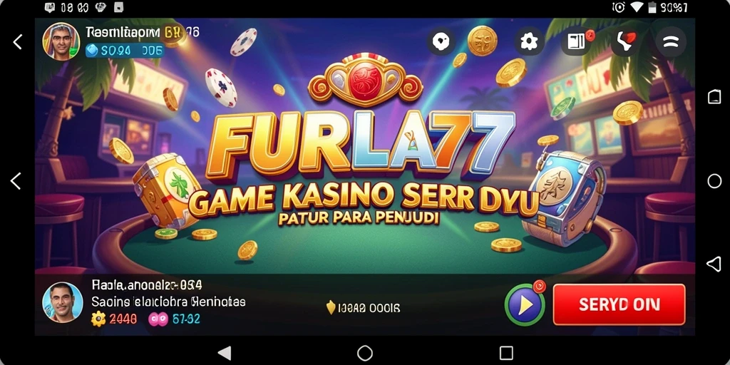 Tampilan gameplay seru dan mendebarkan di FURLA77.